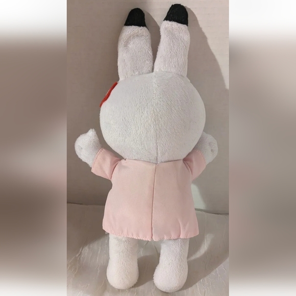 Benesse Plush Bunny White Rabbit Stuffed Animal Toy Doll Japan Anime Big Eye 13" - Picture 2 of 8
